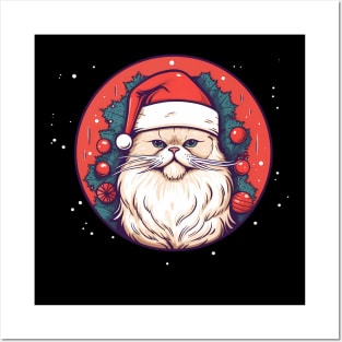 Persian Cat Xmas, Love Cats Posters and Art